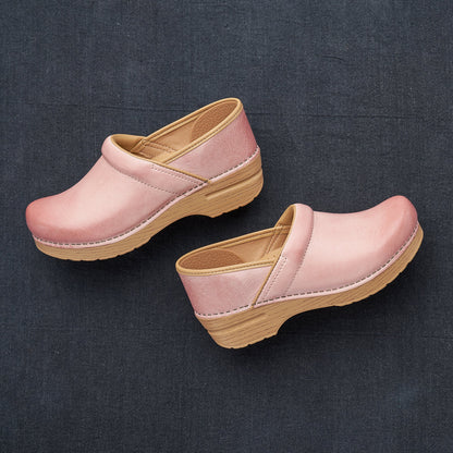 Dansko Professional Pink Milled Burnished