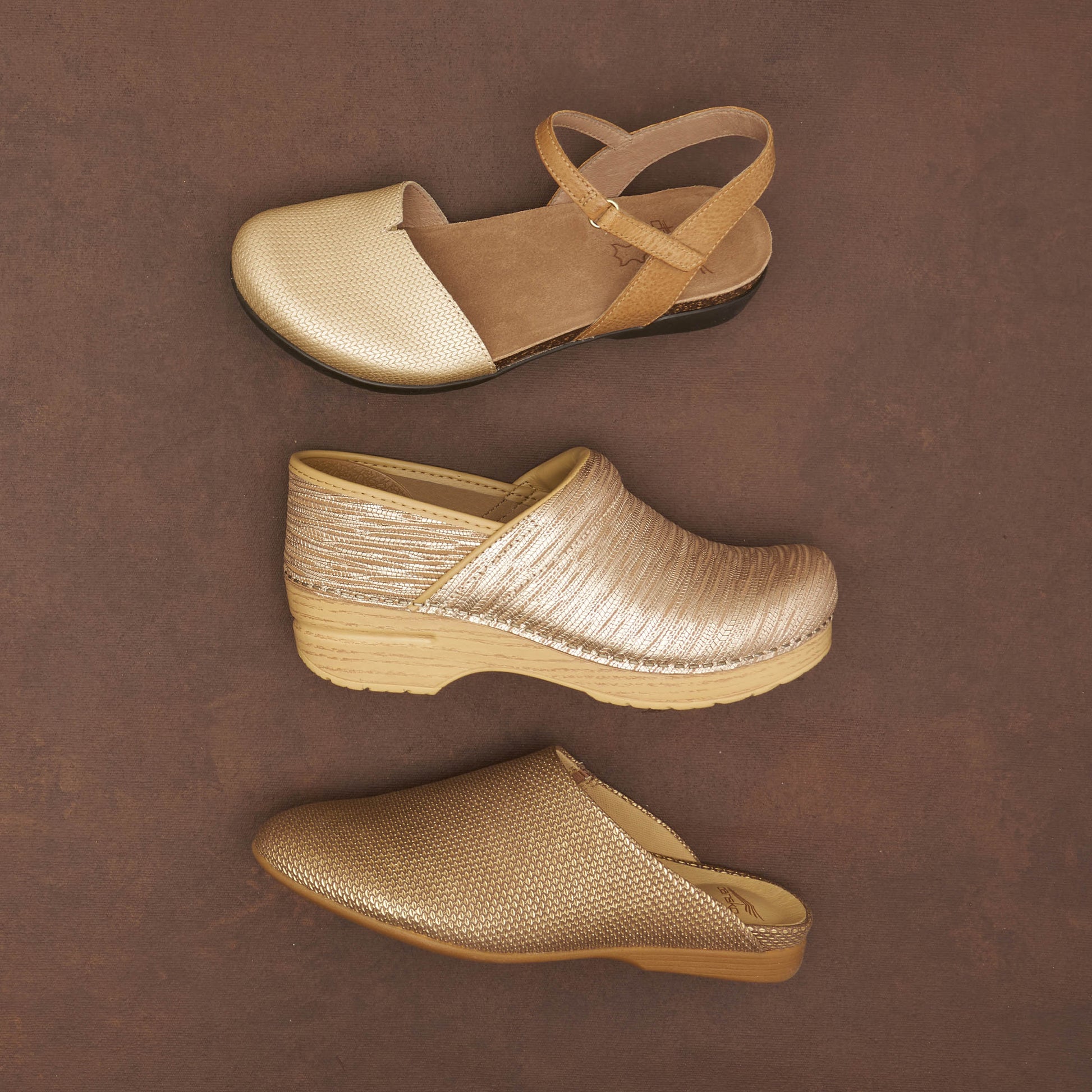 Dansko Professional Gold Texture