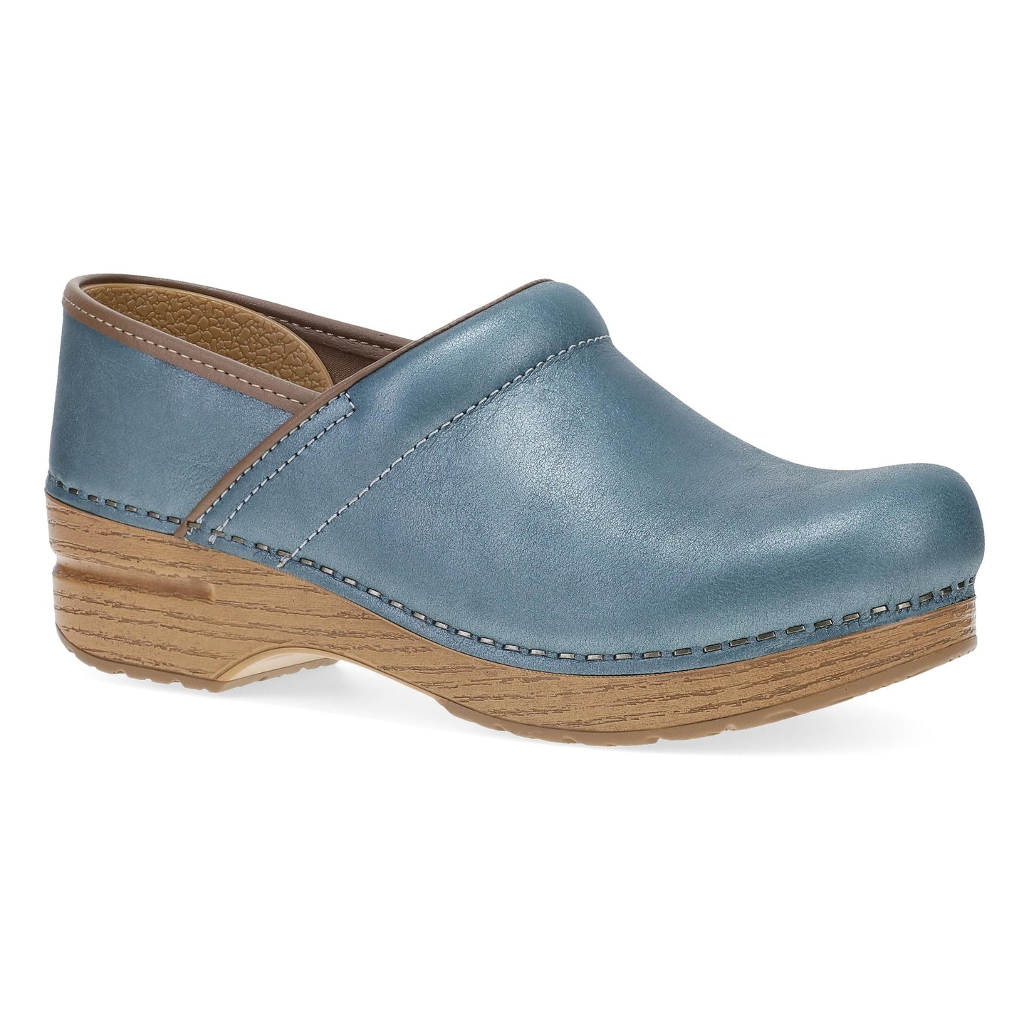 Blue Metallic Clog,36