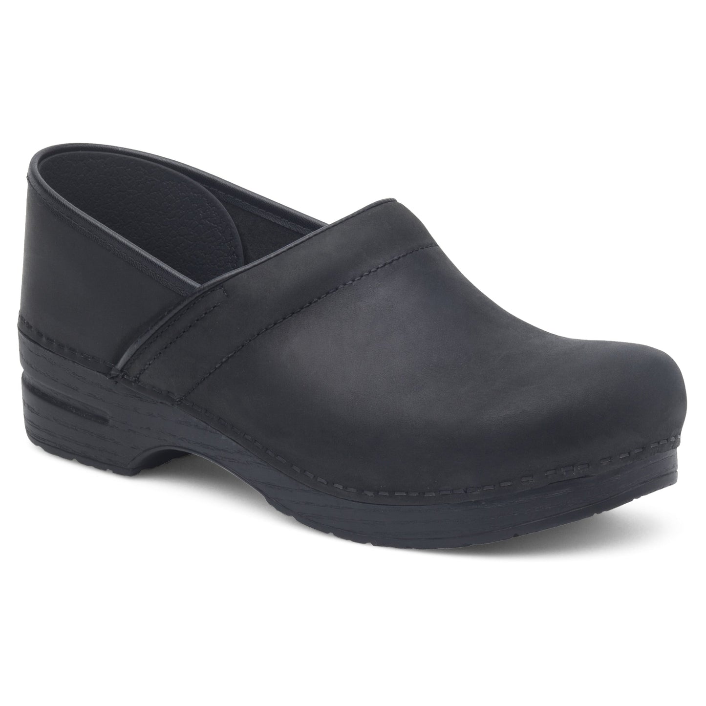 Black Oiled Clog,35