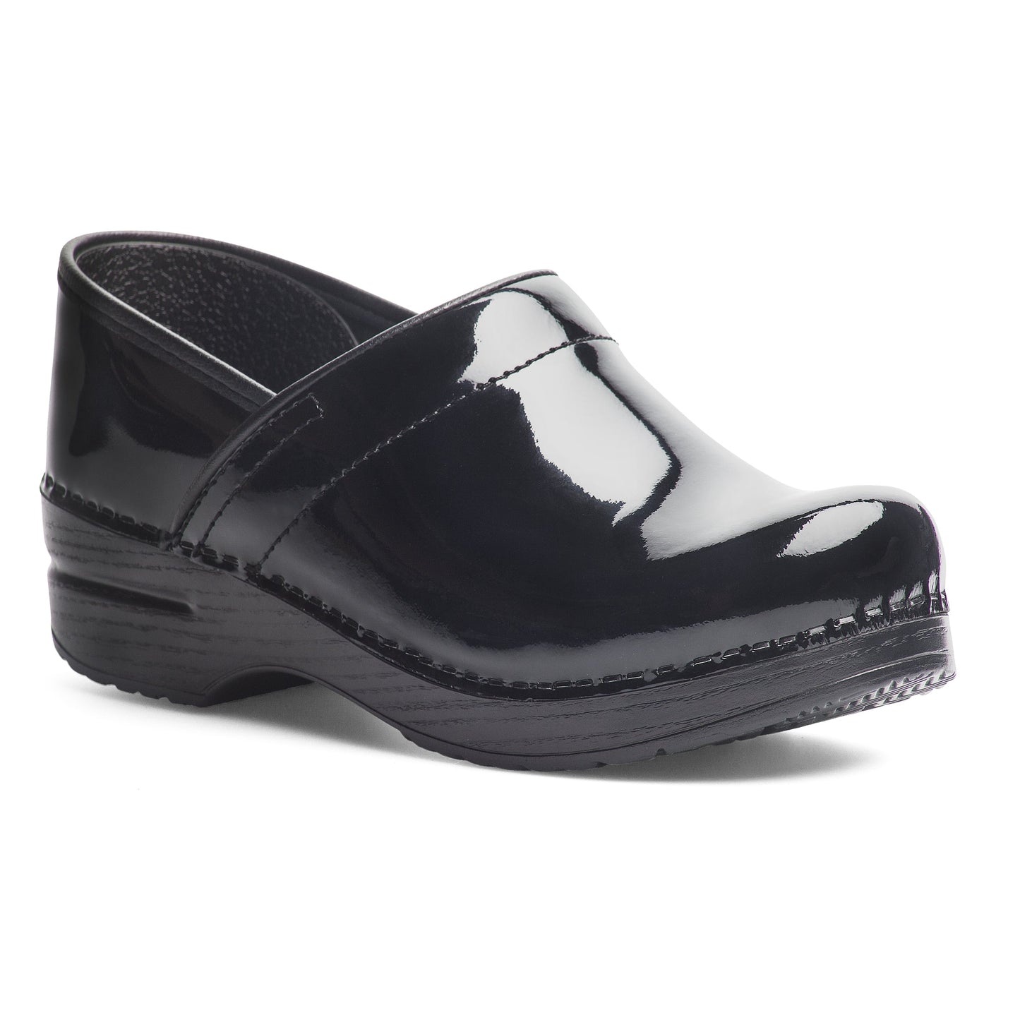 Black Patent Clog,35