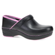Black/Pink Leather Clog