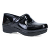 Black/Black Patent Clog