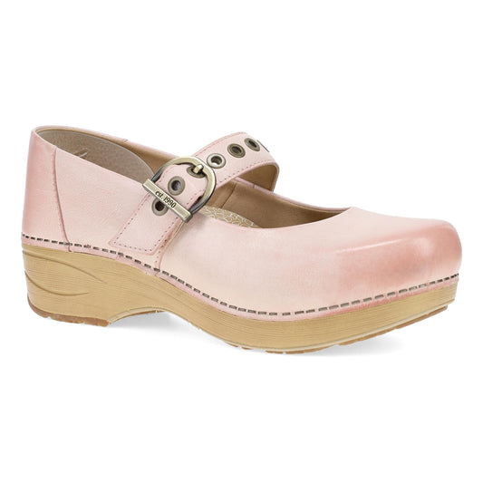 Dansko XP 2.0 Mary Jane Clog Pink Leather