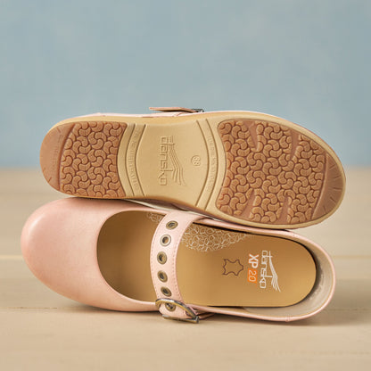 Dansko XP 2.0 Mary Jane Clog Pink Leather