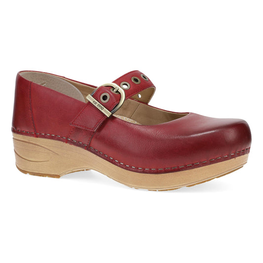 Dansko XP 2.0 Mary Jane Red Leather