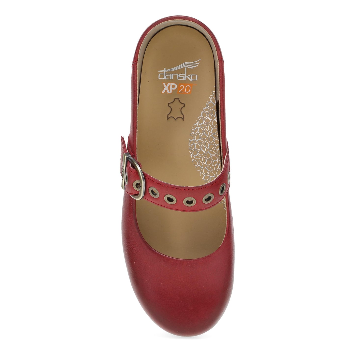 Dansko XP 2.0 Mary Jane Red Leather