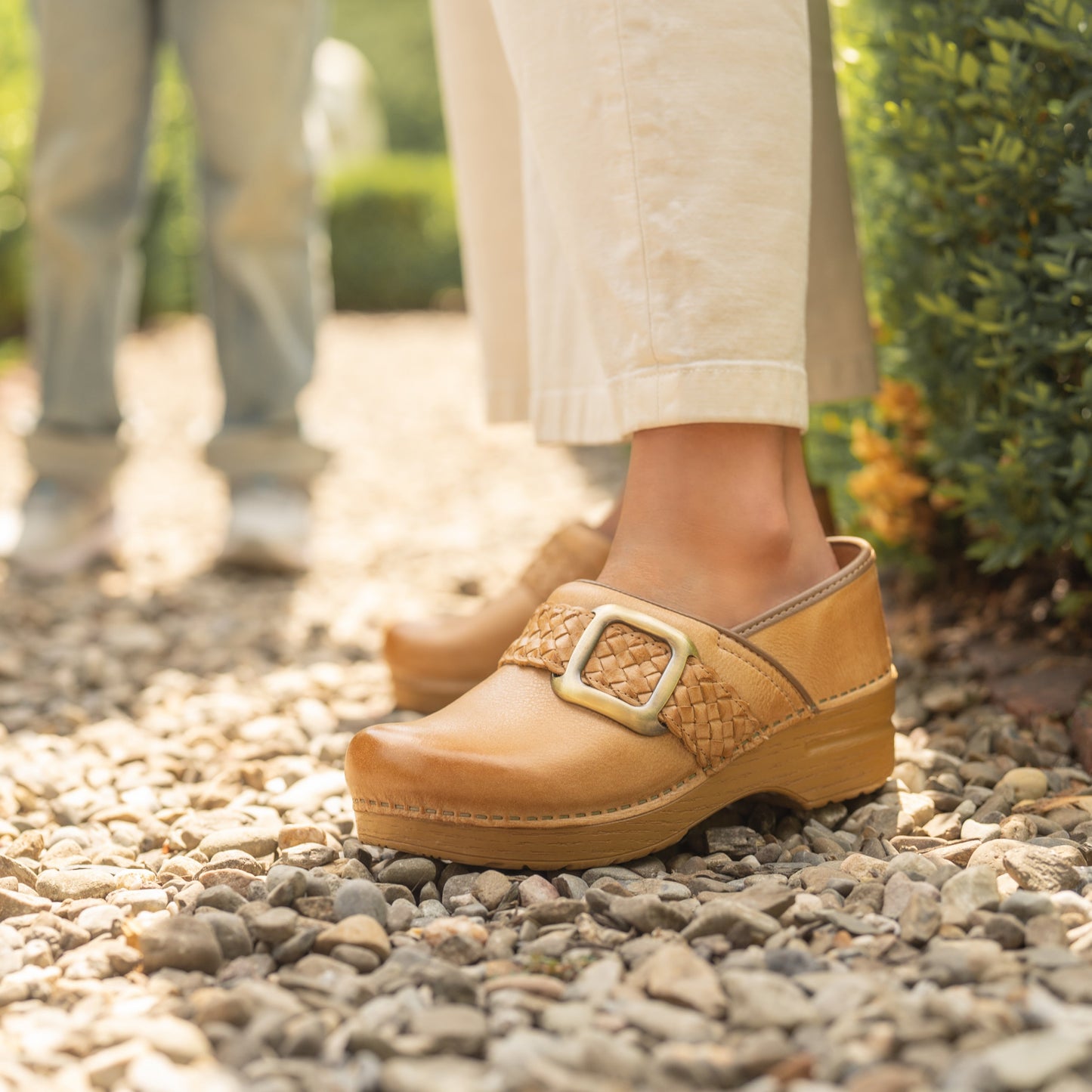 Dansko Pro Braided Honey Leather