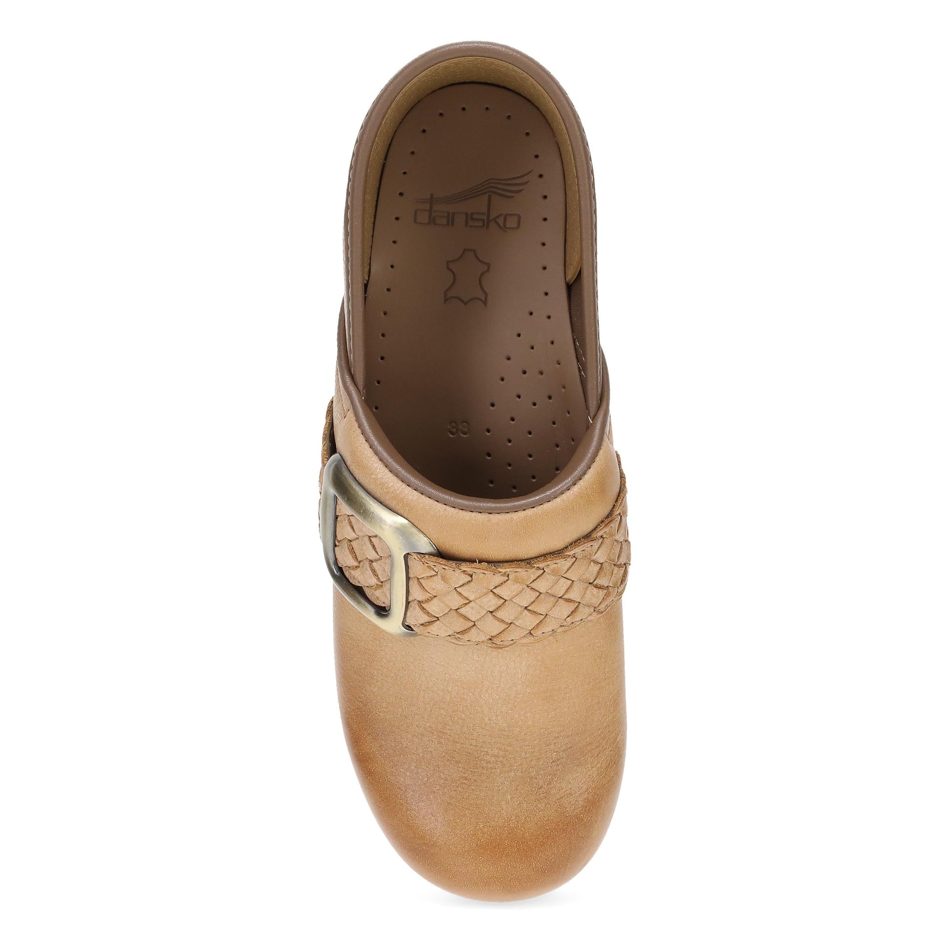 Dansko Pro Braided Honey Leather
