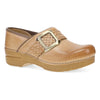 Honey Leather Clog