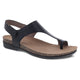 Black Waxy Burnished Sandal