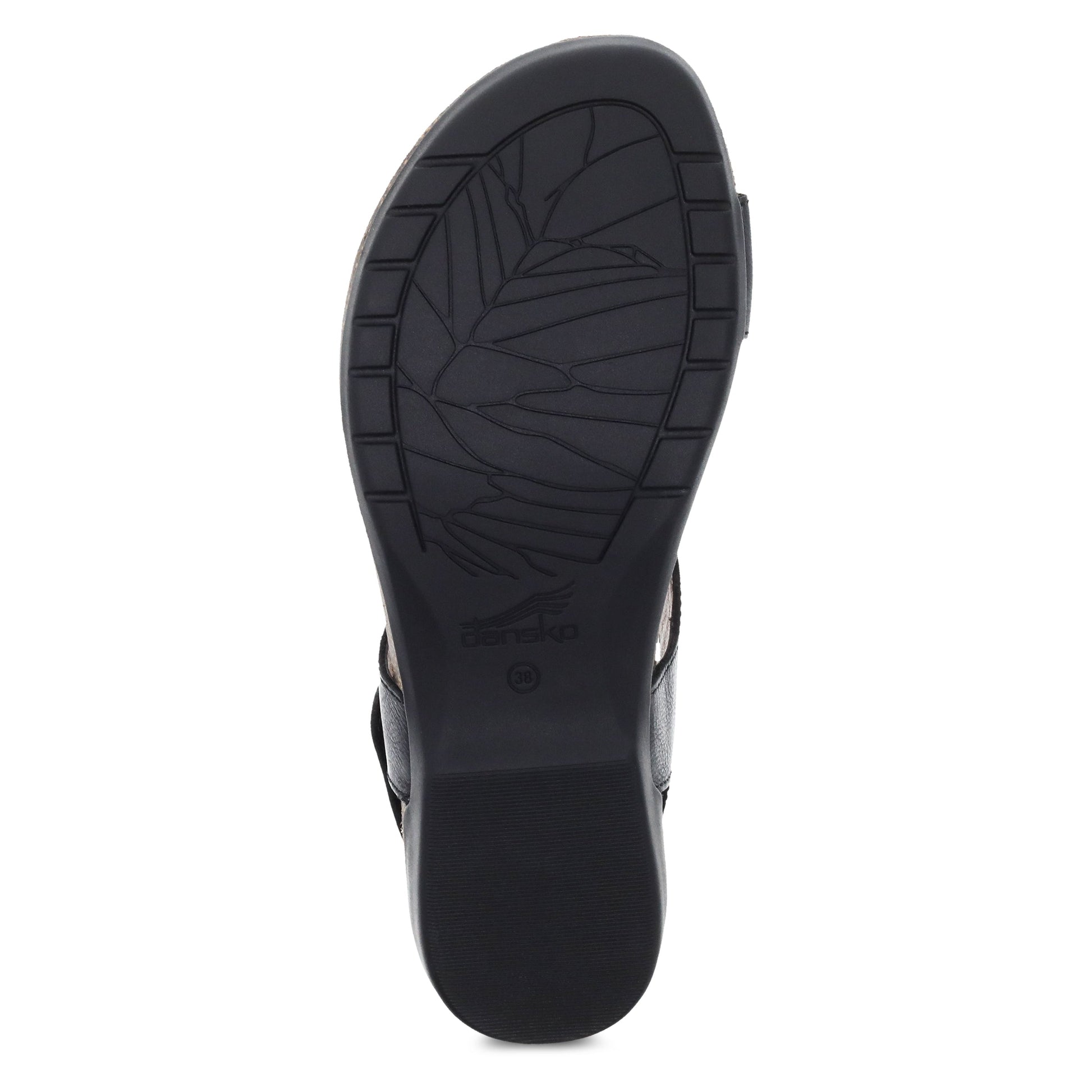 Dansko Reece Black Waxy Burnished