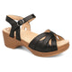 Black Full Grain Sandal