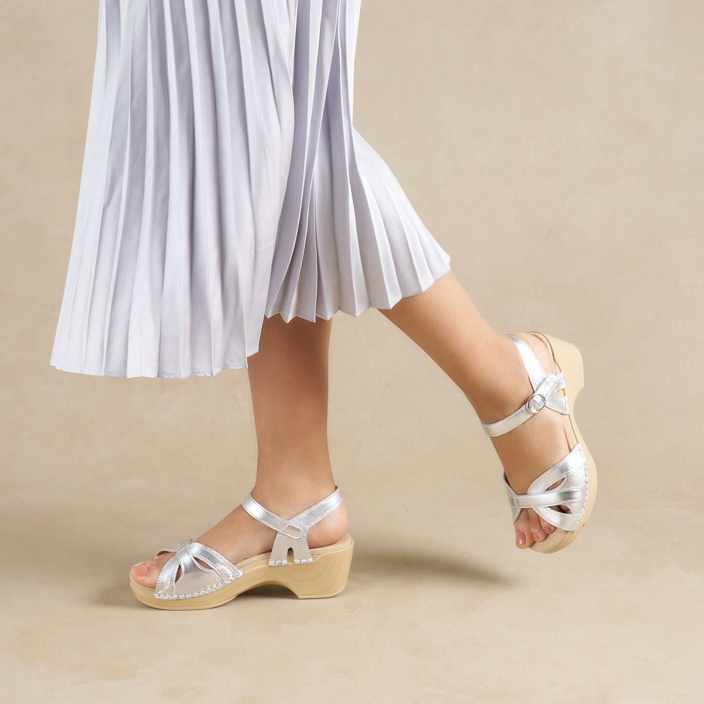 Dansko Season Silver Metallic