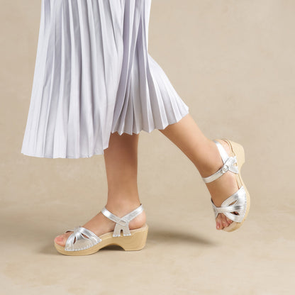 Dansko Season Silver Metallic