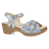 Distressed Denim Sandal
