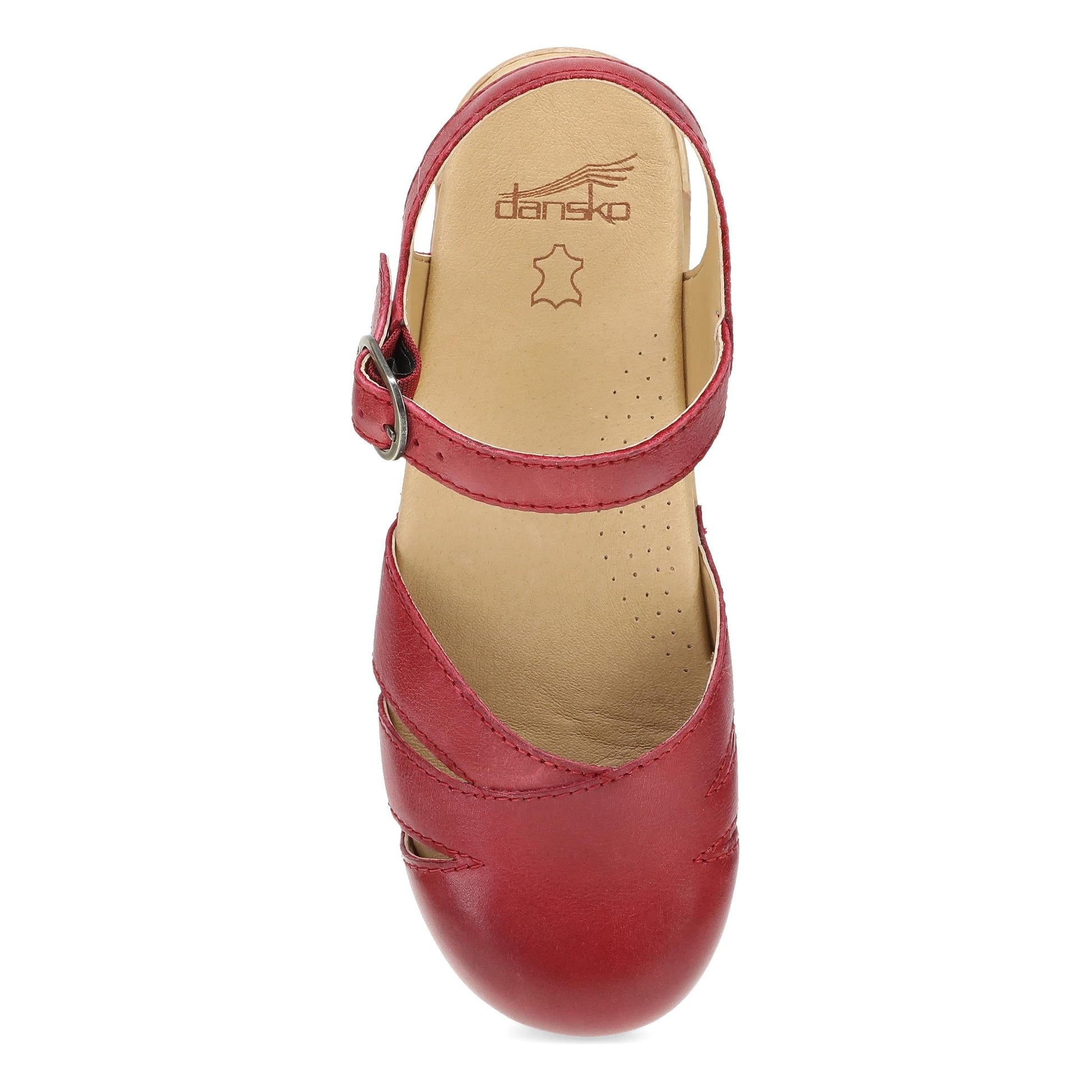 Dansko Margreta Red Burnished Nubuck