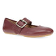 Sangria Leather Flat