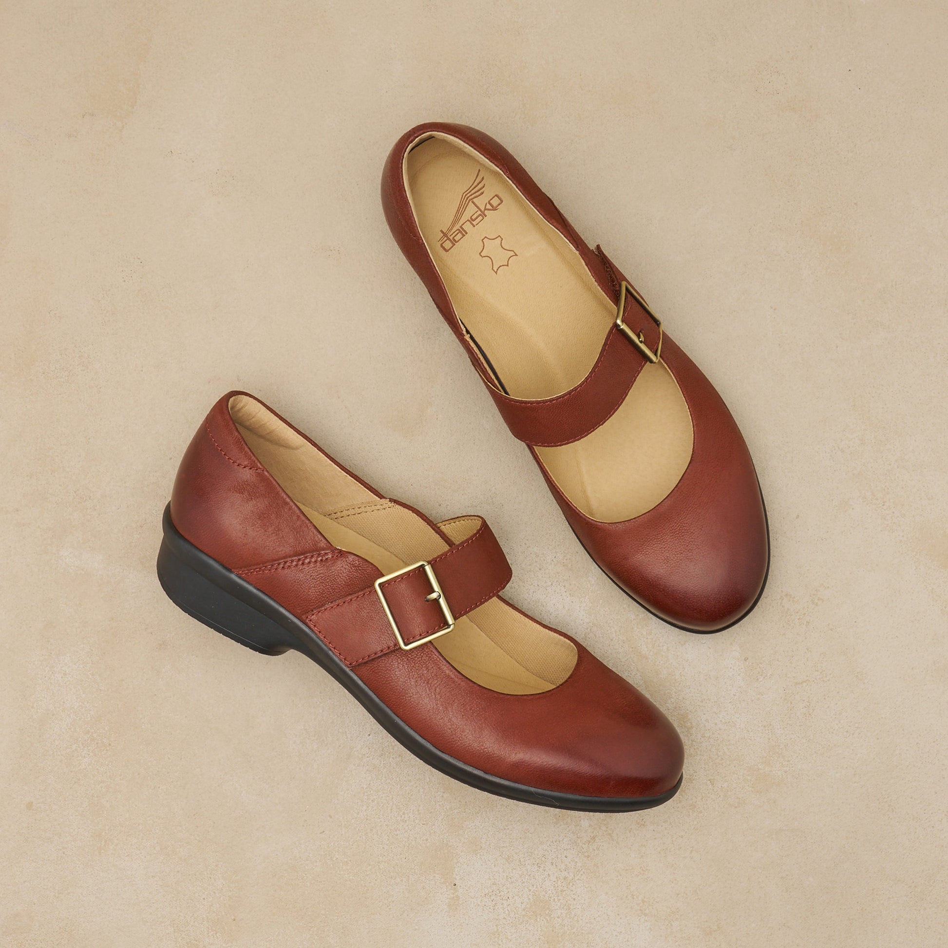 Dansko Collette Russet Burnished Nubuck