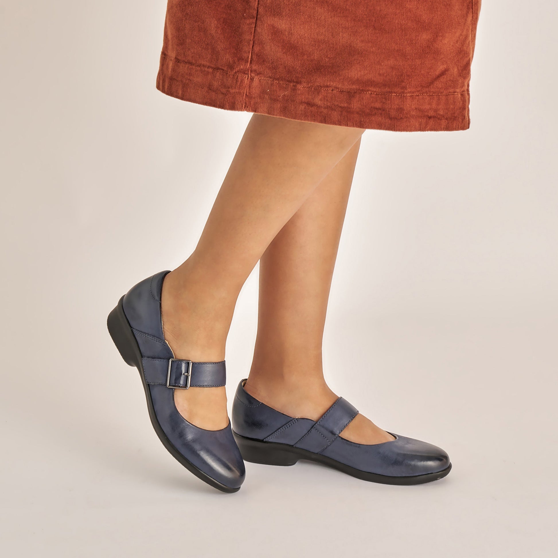 Dansko Collette Navy Burnished Nubuck