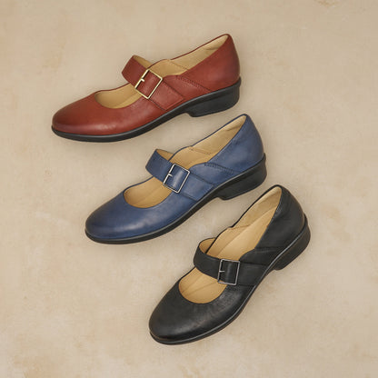 Dansko Collette Navy Burnished Nubuck