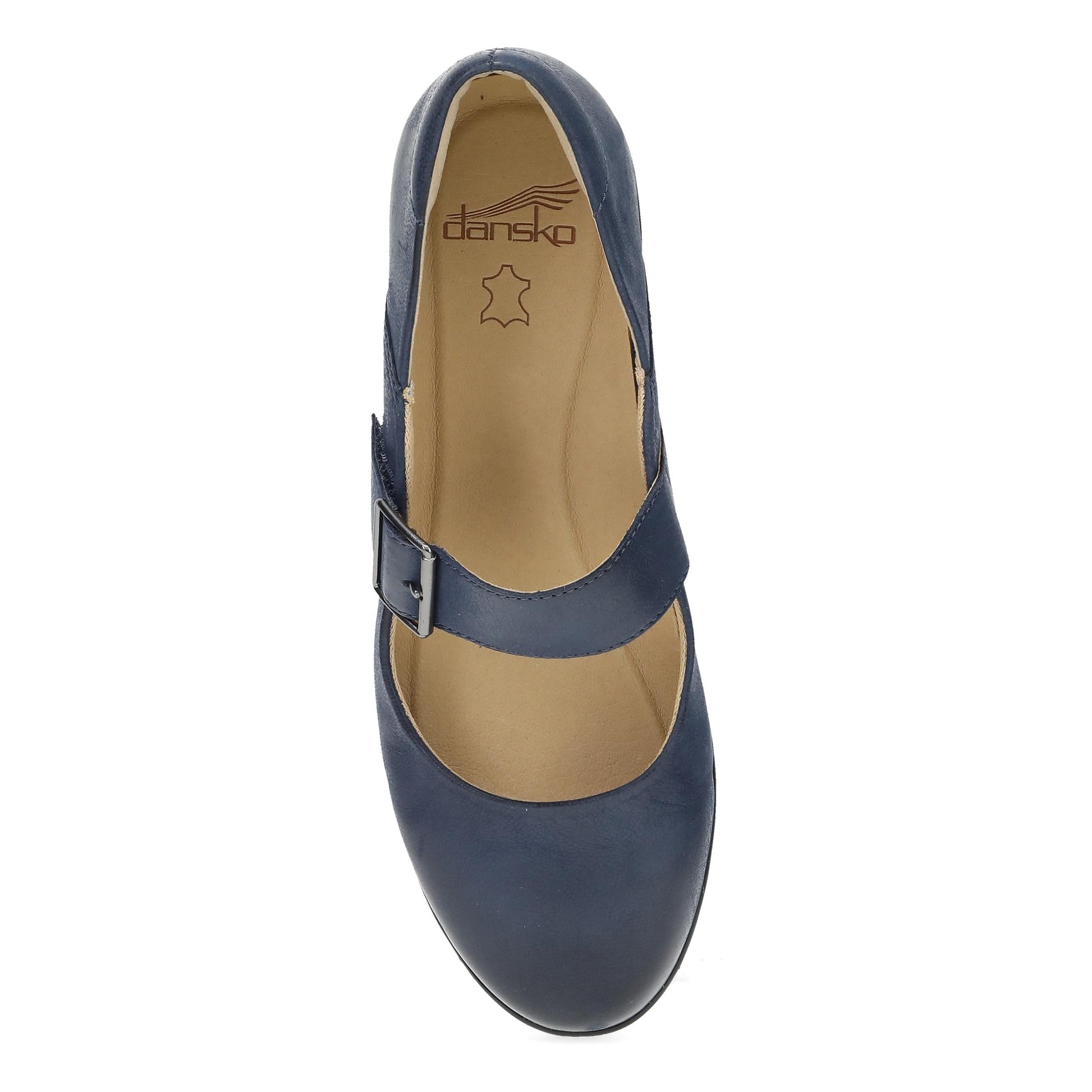 Dansko Collette Navy Burnished Nubuck