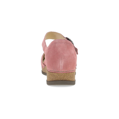 Dansko Mae Ash Rose Embroidered Suede
