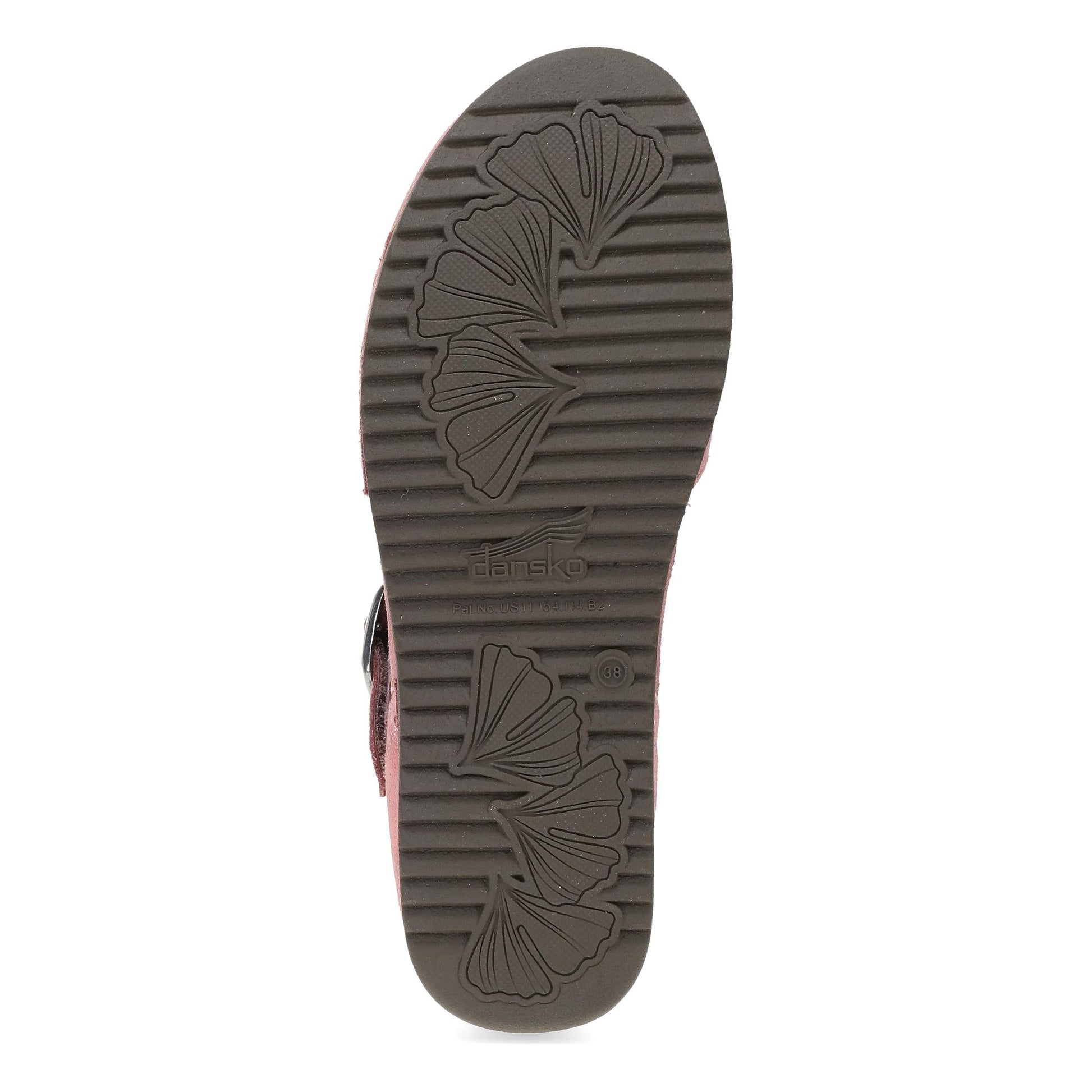 Dansko Mae Ash Rose Embroidered Suede