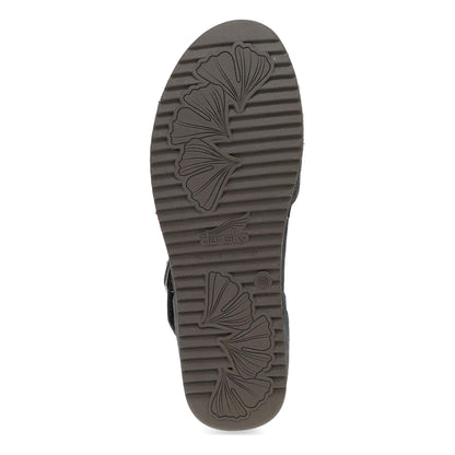 Dansko Mae Charcoal Embroidered Suede