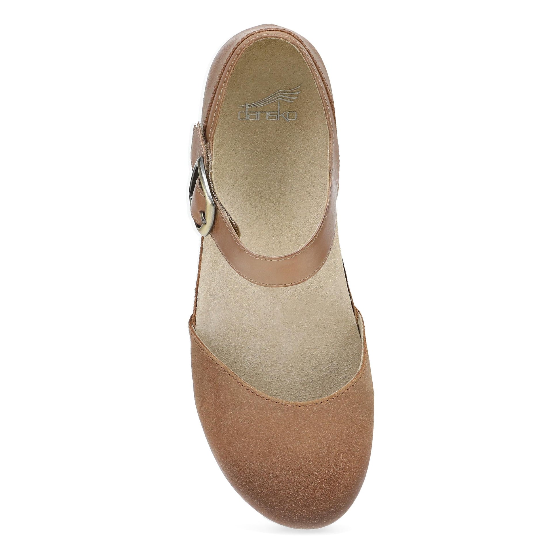 Dansko Mae Tan Burnished Suede