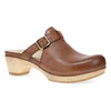 Brown Leather Mule
