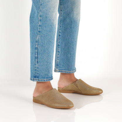 Dansko Lysa Mink/Gold Leather