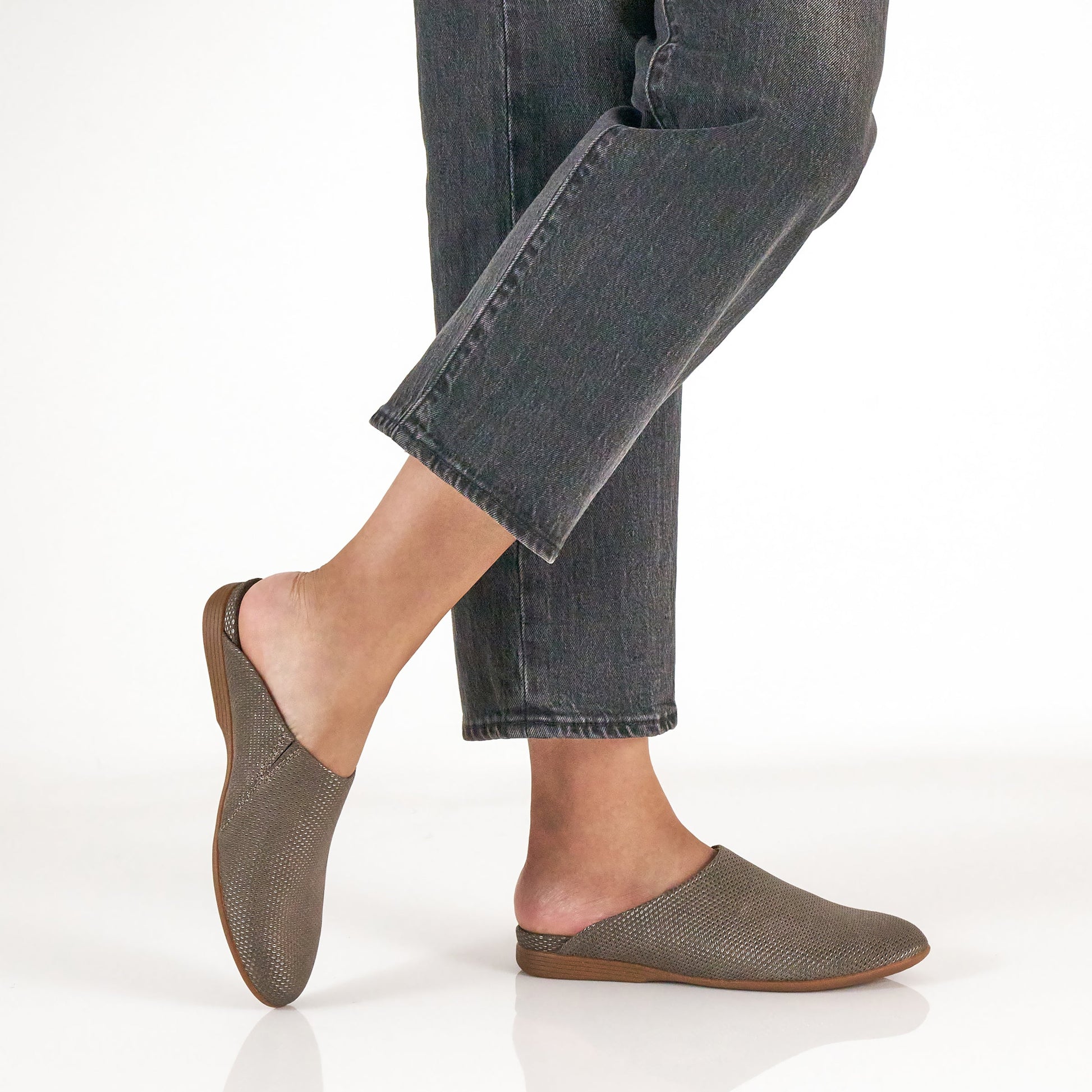 Dansko Lysa Grey/Pewter Leather