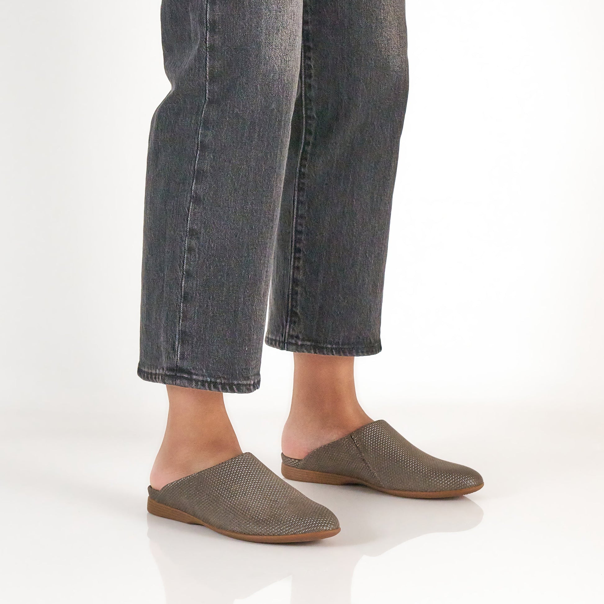 Dansko Lysa Grey/Pewter Leather