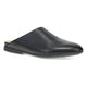 Black Leather Mule