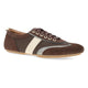 Chocolate/Pewter Suede Flat
