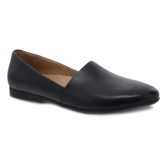 Dansko Larisa Wide Black Milled Nappa
