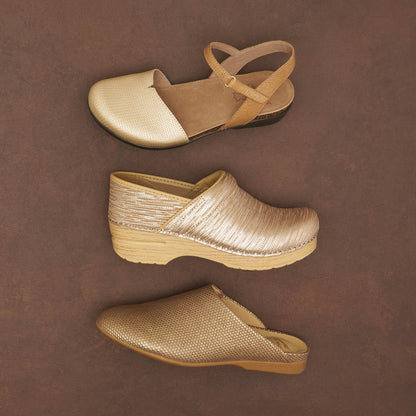 Dansko Rowan Taupe Metallic