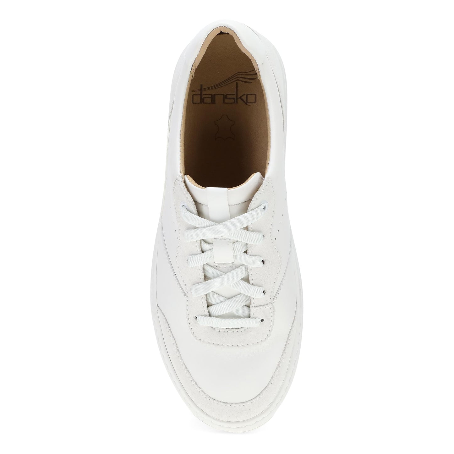 Dansko Josey White Nappa