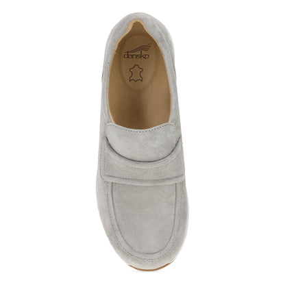 Dansko Clementine Light Grey Nubuck