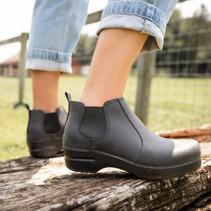 Dansko Frankie Black Oiled