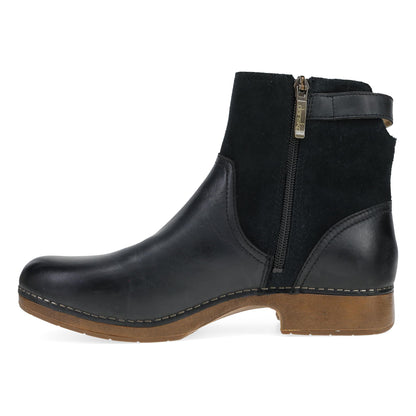 Dansko Monique Black Burnished Calf
