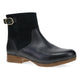 Black Burnished Calf Boot