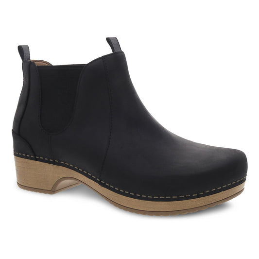Dansko Becka Black Oiled Pull Up
