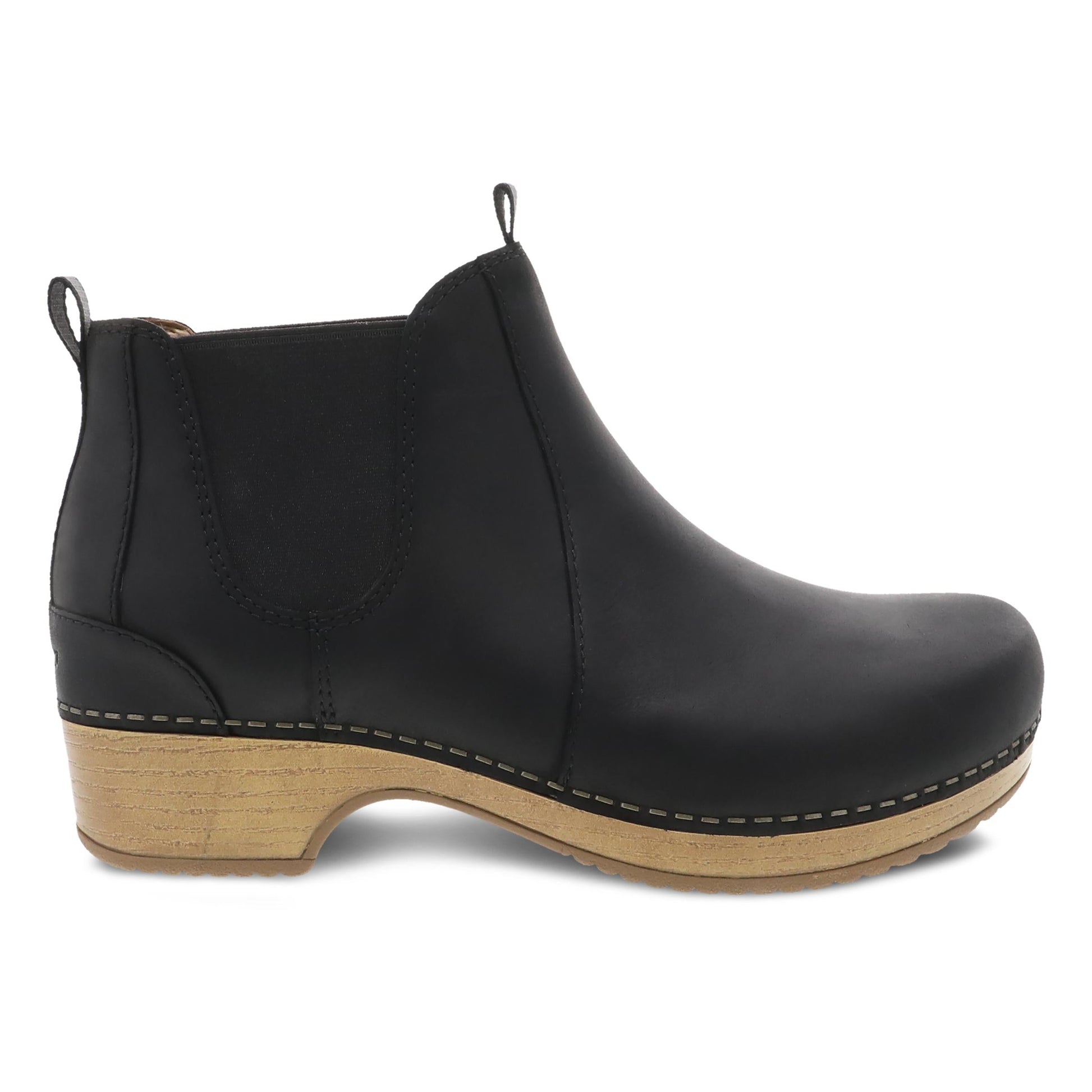 Dansko Becka Black Oiled Pull Up
