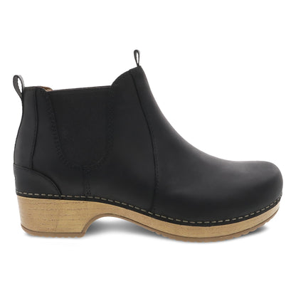 Dansko Becka Black Oiled Pull Up