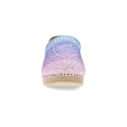 Dansko Wide Pro Pastel Rainbow Glitter