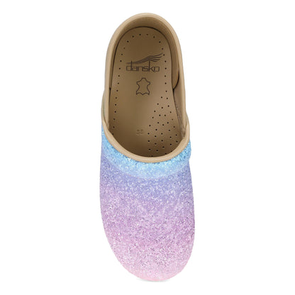 Dansko Wide Pro Pastel Rainbow Glitter