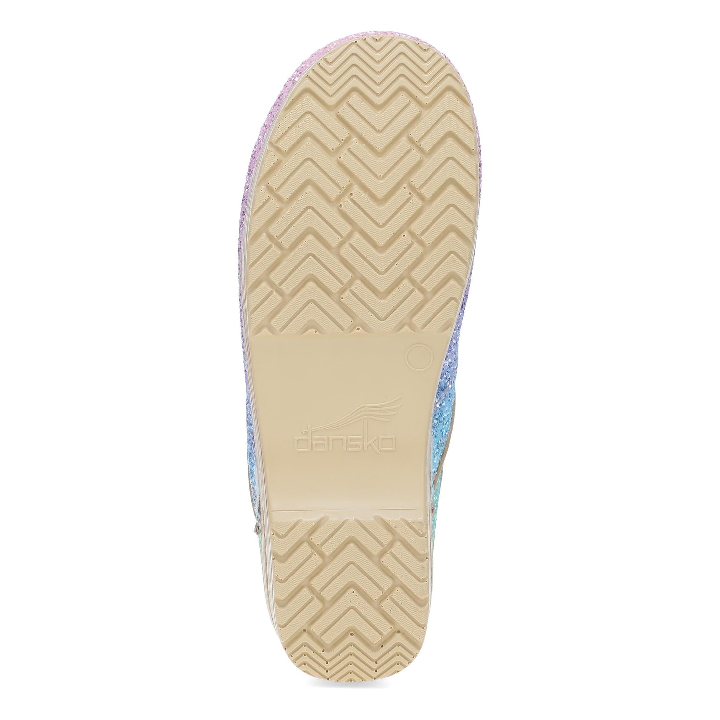 Dansko Wide Pro Pastel Rainbow Glitter