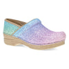 Pastel Rainbow Glitter Clog